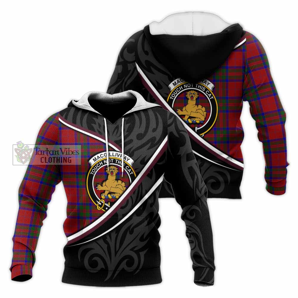 MacGillivray (McGillivray) Tartan Family Crest Knitted Hoodie Celtic Scottish Thistle Floral - Tartan Vibes Clothing