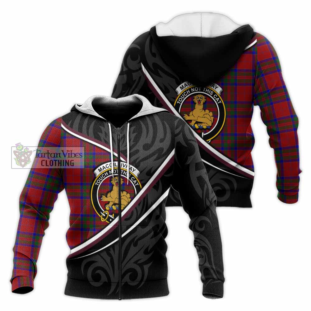 MacGillivray (McGillivray) Tartan Family Crest Knitted Hoodie Celtic Scottish Thistle Floral - Tartan Vibes Clothing