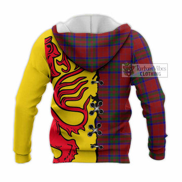 MacGillivray (McGillivray) Tartan Family Crest Knitted Hoodie Lion Rampant Honor