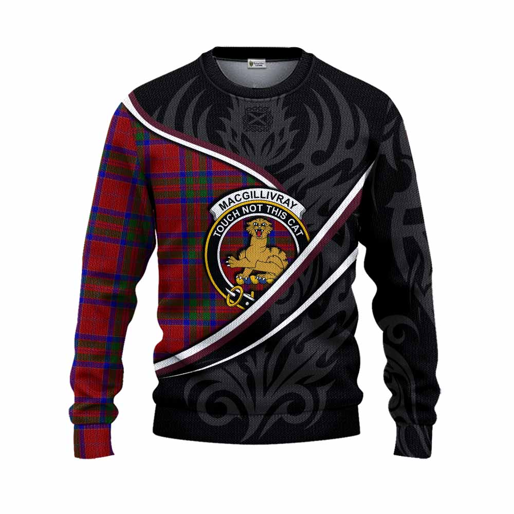 MacGillivray (McGillivray) Tartan Family Crest Knitted Sweater Celtic Scottish Thistle Floral - Tartan Vibes Clothing
