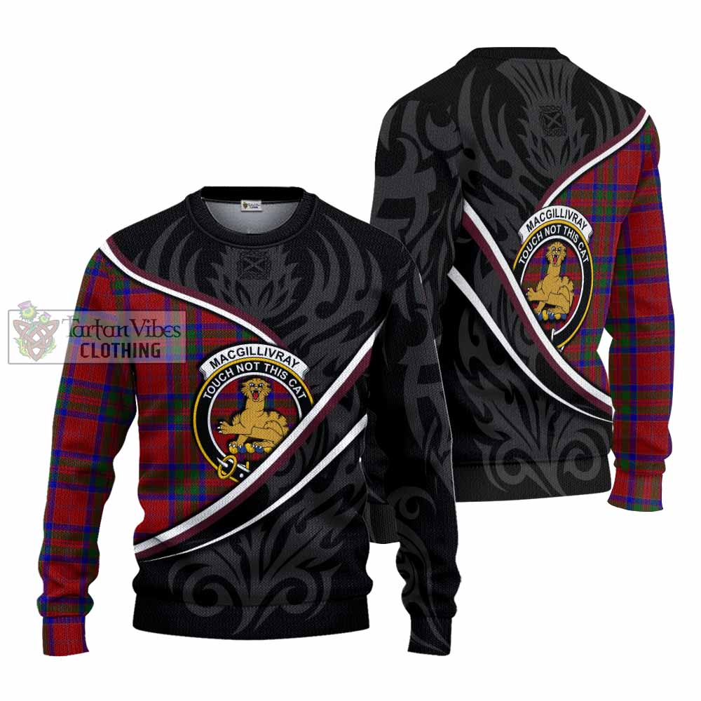 MacGillivray (McGillivray) Tartan Family Crest Knitted Sweater Celtic Scottish Thistle Floral - Tartan Vibes Clothing