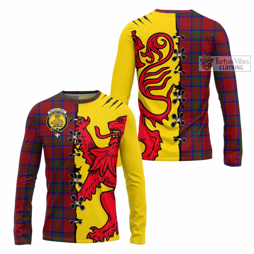 MacGillivray (McGillivray) Tartan Family Crest Long Sleeve T-Shirt Lion Rampant Honor - Tartan Vibes Clothing