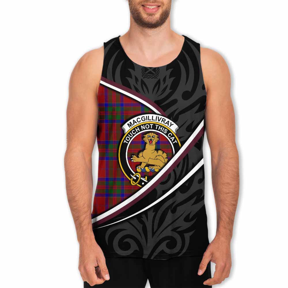 MacGillivray (McGillivray) Tartan Family Crest Men Tank Top Celtic Scottish Thistle Floral - Tartan Vibes Clothing