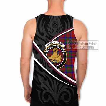 MacGillivray (McGillivray) Tartan Family Crest Men Tank Top Celtic Scottish Thistle Floral