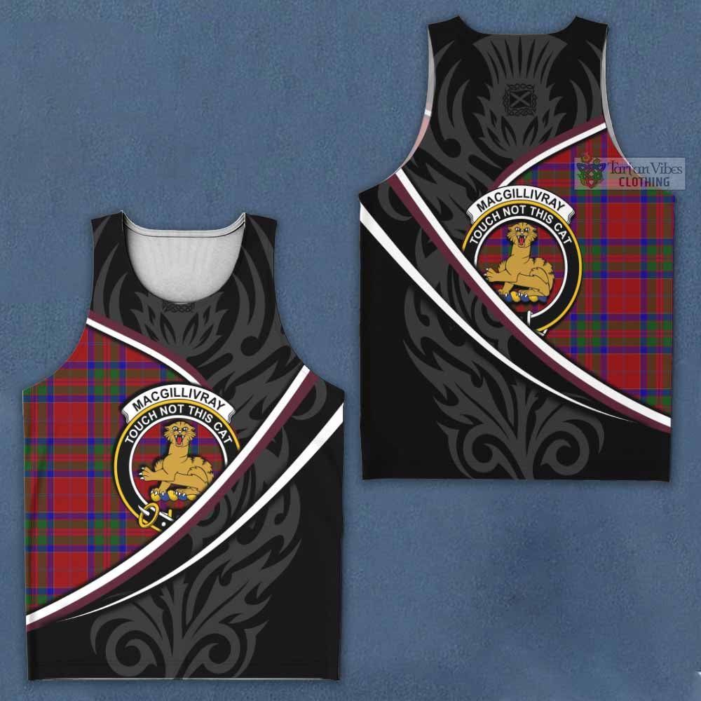 MacGillivray (McGillivray) Tartan Family Crest Men Tank Top Celtic Scottish Thistle Floral - Tartan Vibes Clothing