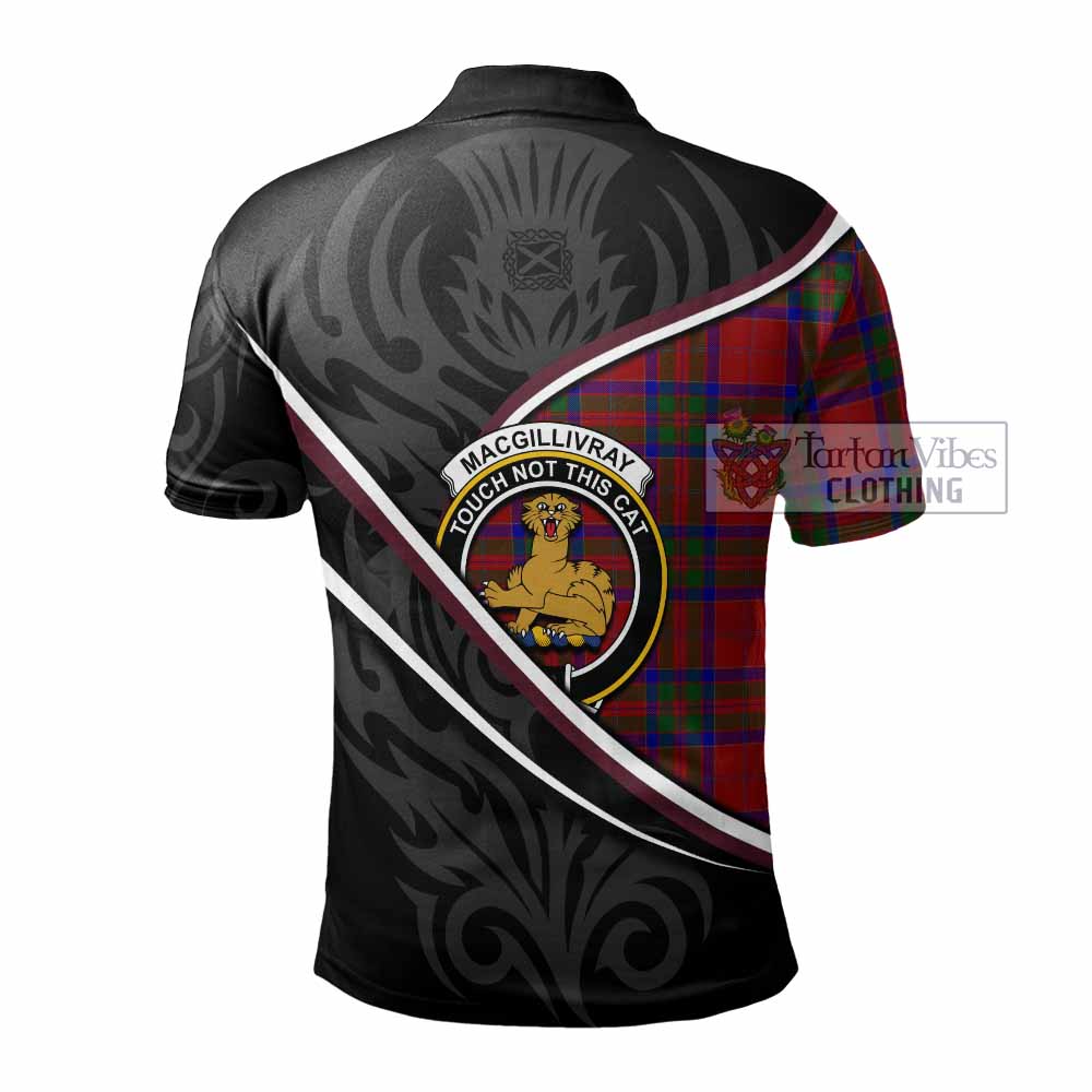 MacGillivray (McGillivray) Tartan Family Crest Polo Shirt Celtic Scottish Thistle Floral - Tartan Vibes Clothing