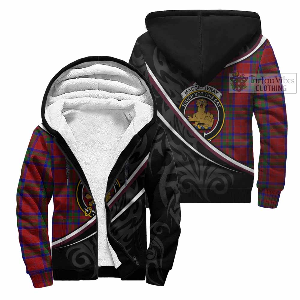 MacGillivray (McGillivray) Tartan Family Crest Sherpa Hoodie Celtic Scottish Thistle Floral - Tartan Vibes Clothing