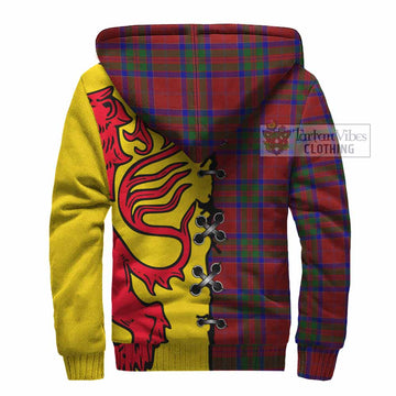 MacGillivray (McGillivray) Tartan Family Crest Sherpa Hoodie Lion Rampant Honor