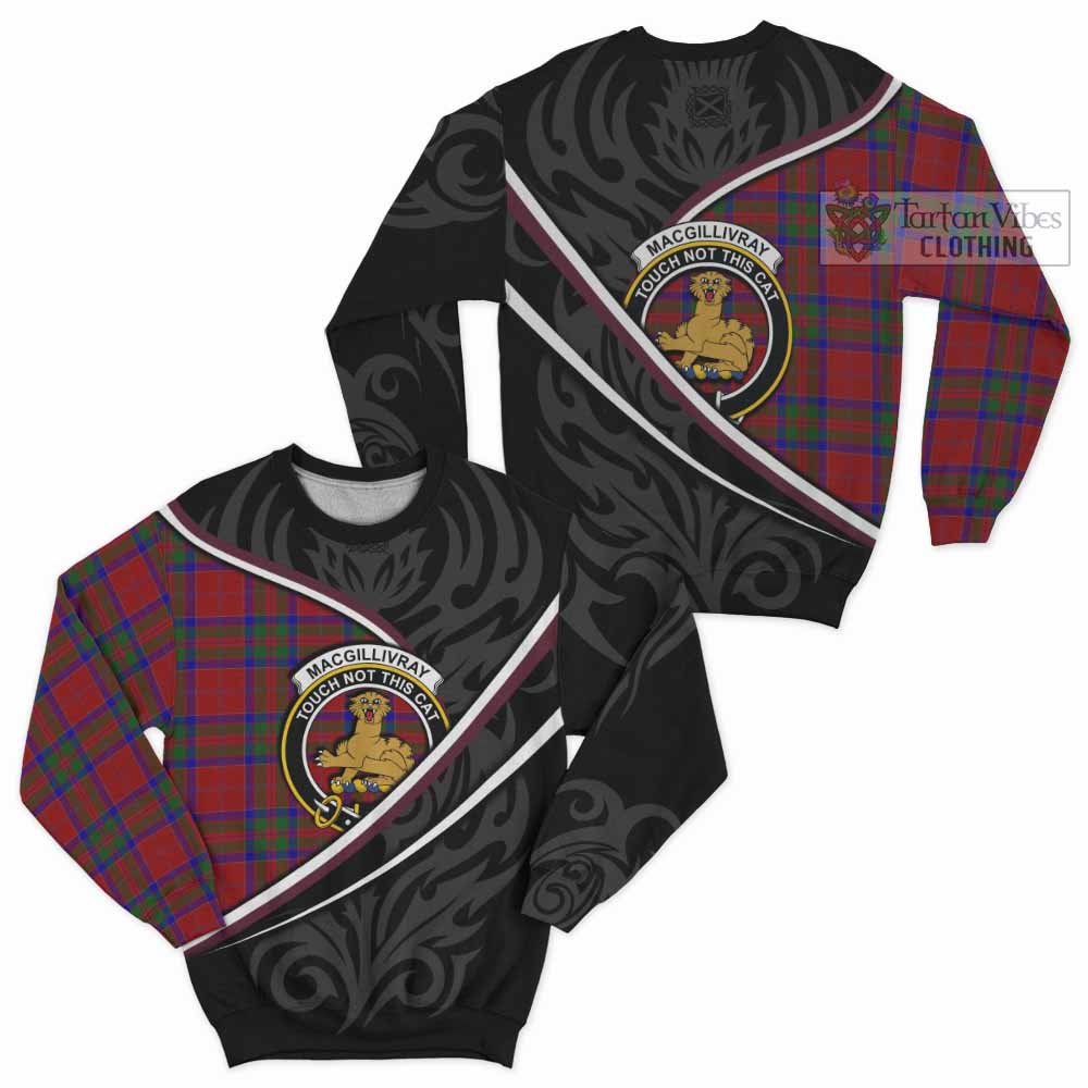 MacGillivray (McGillivray) Tartan Family Crest Sweatshirt Celtic Scottish Thistle Floral - Tartan Vibes Clothing