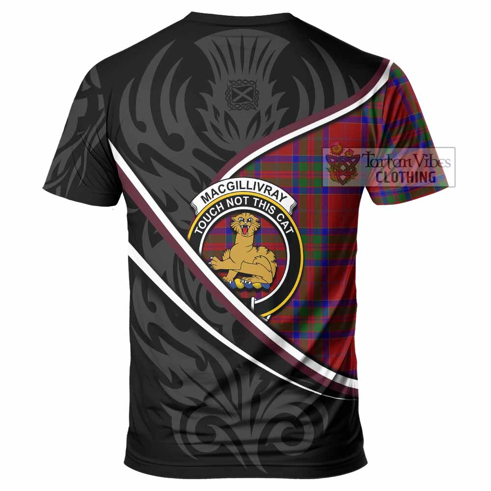 MacGillivray (McGillivray) Tartan Family Crest T-shirt Celtic Scottish Thistle Floral - Tartan Vibes Clothing
