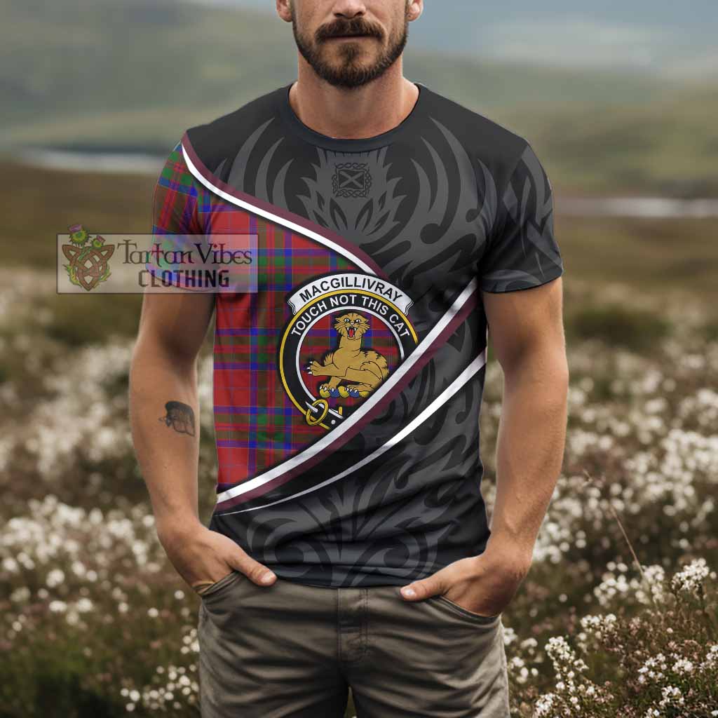 MacGillivray (McGillivray) Tartan Family Crest T-shirt Celtic Scottish Thistle Floral - Tartan Vibes Clothing
