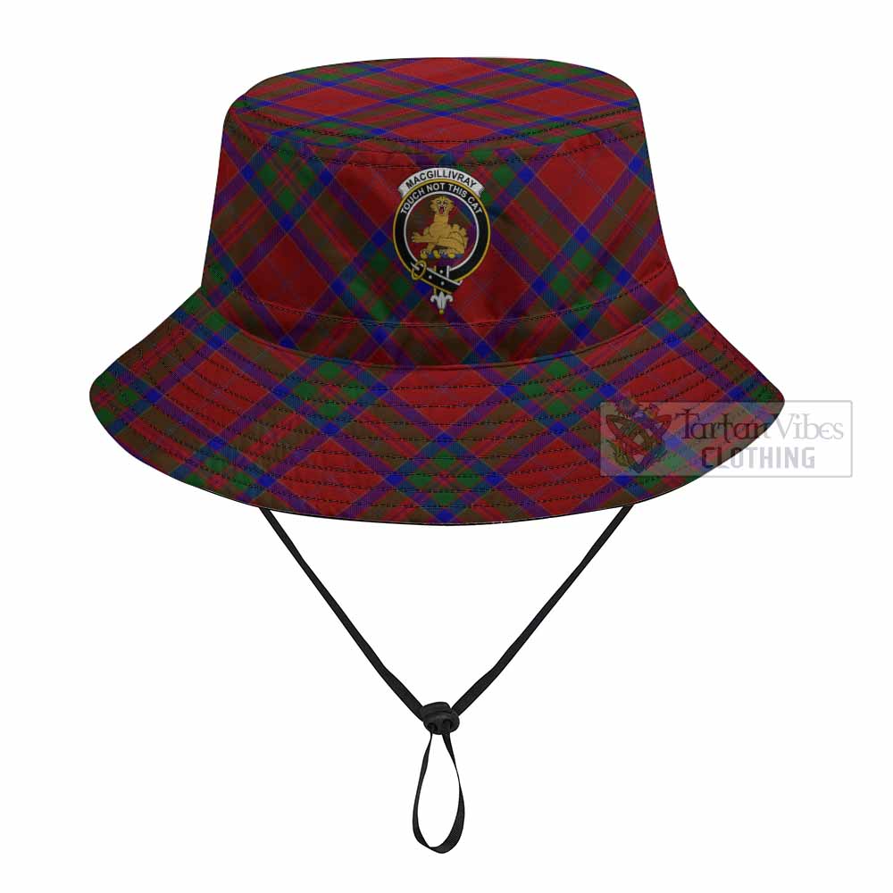 MacGillivray (McGillivray) Tartan Fishing Hat with Family Crest