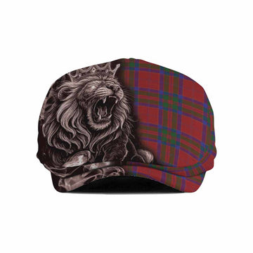 MacGillivray (McGillivray) Tartan Flat Cap, Jeff Cap Roaring Lion Heritage