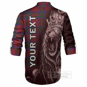 MacGillivray (McGillivray) Tartan Ghillie Shirt Roaring Lion Heritage