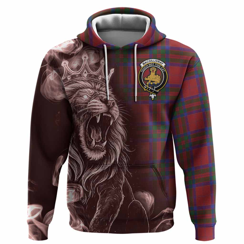 MacGillivray (McGillivray) Tartan Hoodie Roaring Lion Heritage