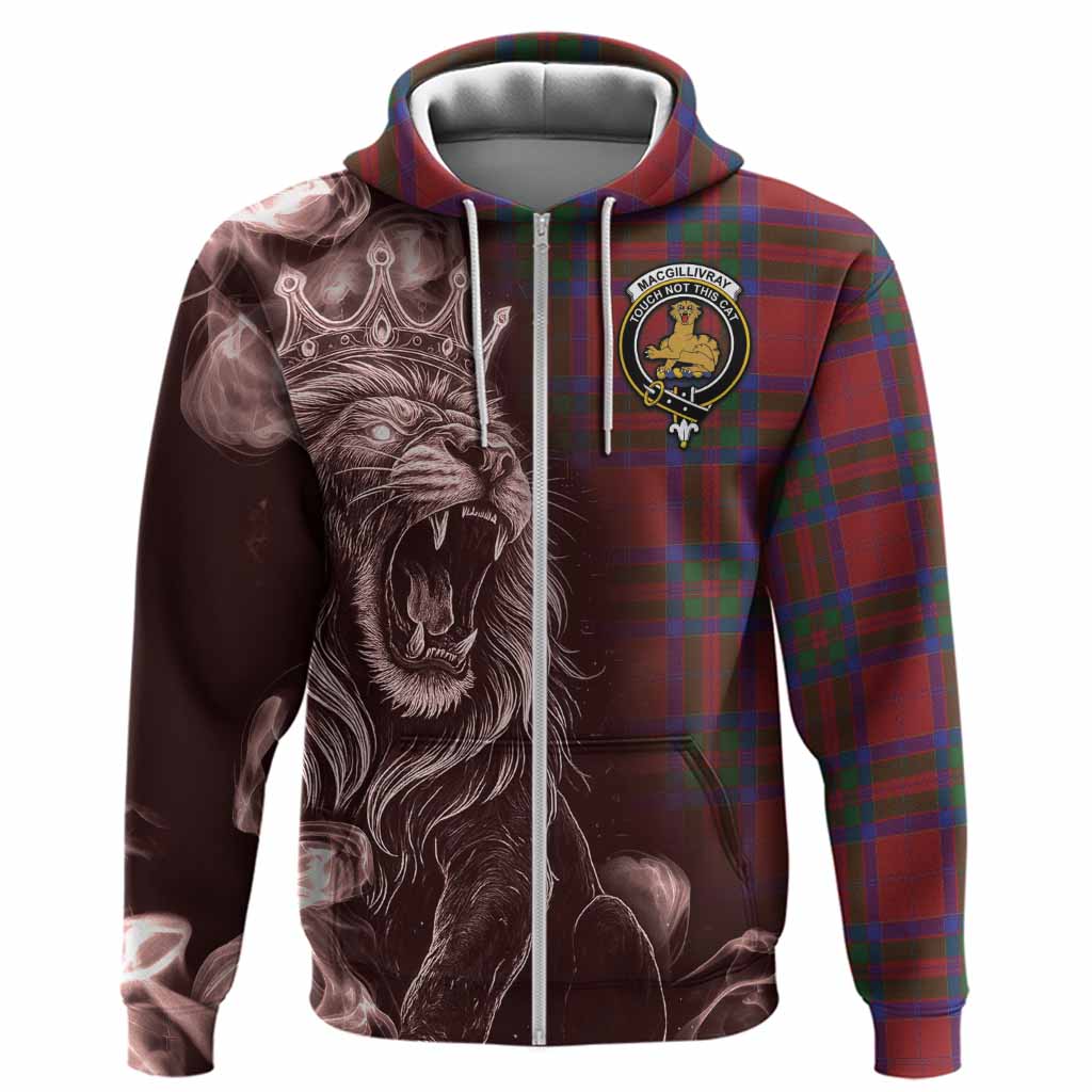 MacGillivray (McGillivray) Tartan Hoodie Roaring Lion Heritage