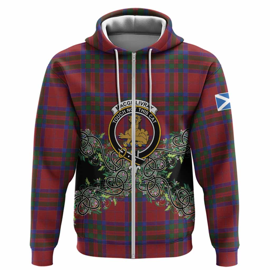 MacGillivray (McGillivray) Tartan Hoodie Thistle Scottish Spirit