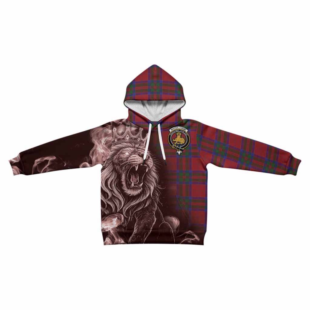 MacGillivray (McGillivray) Tartan Kid Hoodie Roaring Lion Heritage
