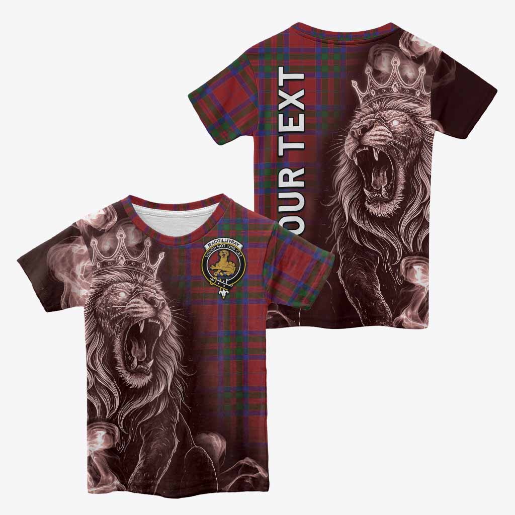 MacGillivray (McGillivray) Tartan Kid T-shirt Roaring Lion Heritage