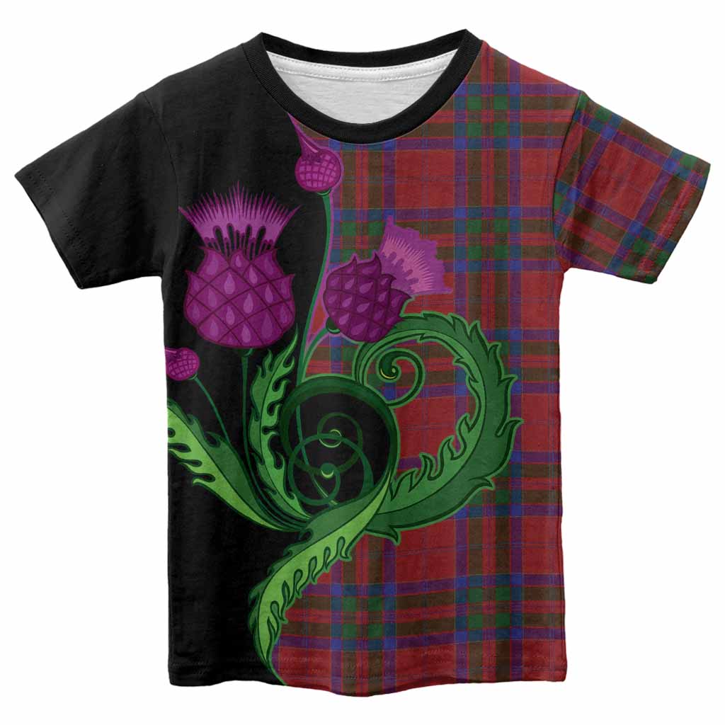 MacGillivray (McGillivray) Tartan Kid T-shirt Traditional Scottish Thistle