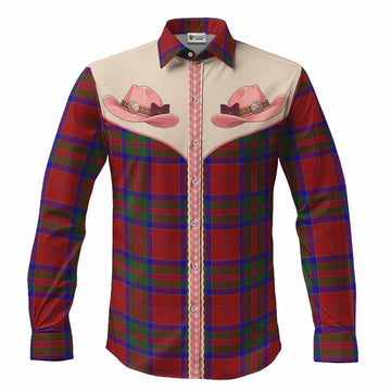 MacGillivray (McGillivray) Tartan Long Sleeve Button Shirts Wee Coo Cowgirl Cute Style