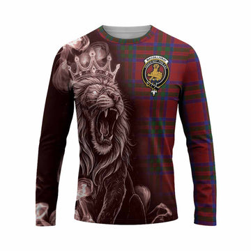 MacGillivray (McGillivray) Tartan Long Sleeve T-Shirt Roaring Lion Heritage