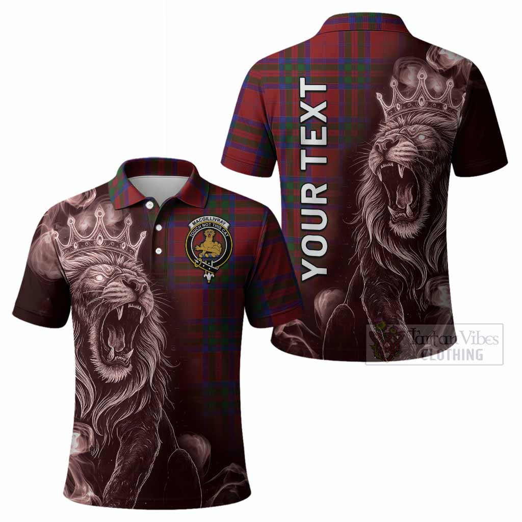 MacGillivray (McGillivray) Tartan Polo Shirt Roaring Lion Heritage