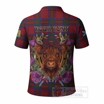 MacGillivray (McGillivray) Tartan Polo Shirt Scottish Thistle Heilan Coo