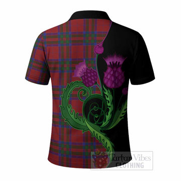 MacGillivray (McGillivray) Tartan Polo Shirt Traditional Scottish Thistle