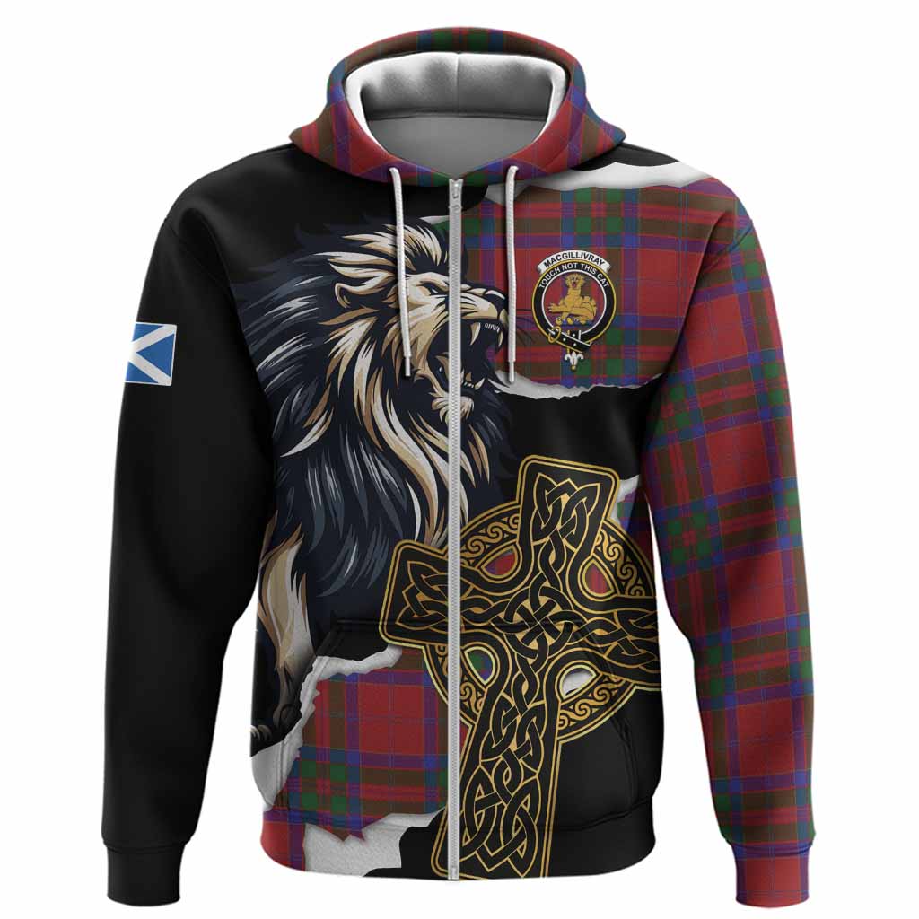 MacGillivray (McGillivray) Tartan Scottish Hoodie Lion Celtic Heritage