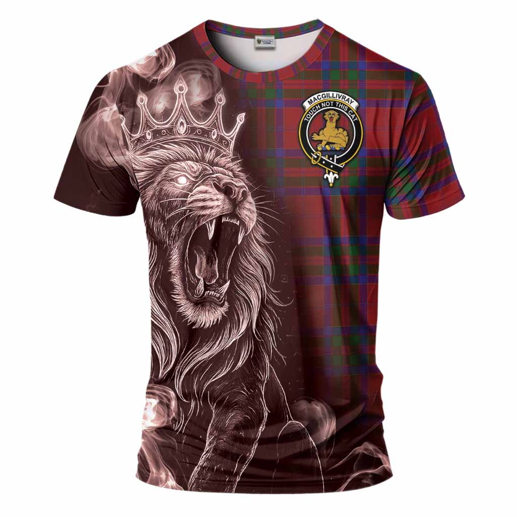 MacGillivray (McGillivray) Tartan T-Shirt Roaring Lion Heritage