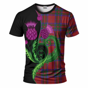 MacGillivray (McGillivray) Tartan T-Shirt Traditional Scottish Thistle