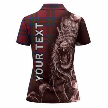 MacGillivray (McGillivray) Tartan Women Polo Shirt Roaring Lion Heritage