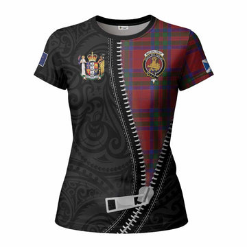 MacGillivray (McGillivray) Tartan Women T shirt New Zealand Pattern Unique Zipper Stylized