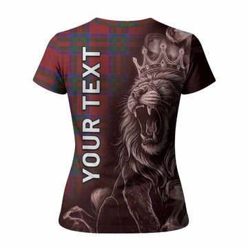 MacGillivray (McGillivray) Tartan Women T shirt Roaring Lion Heritage