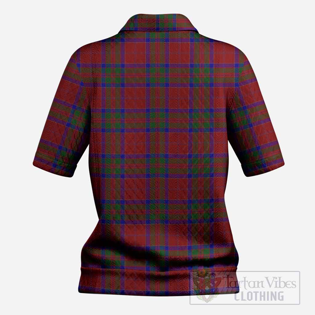 MacGillivray (McGillivray) Tartan Women’s Polo Sweater Top with Family Crest