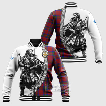 MacGilvery (McGilvery) Tartan Clan Crest Baseball Jacket with Highlander Warrior Celtic Style Unisex - Tartan Vibes Clothing