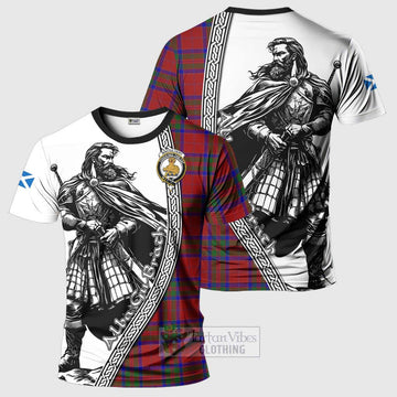 MacGilvery (McGilvery) Tartan Clan Crest T-Shirt with Highlander Warrior Celtic Style Kid's Shirt - Tartan Vibes Clothing
