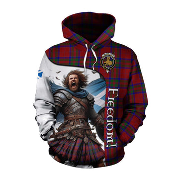 Tartan Vibes Clothing MacGilvery (McGilvery) Crest Tartan Cotton Hoodie Inspired by the Freedom of Scottish Warrior
