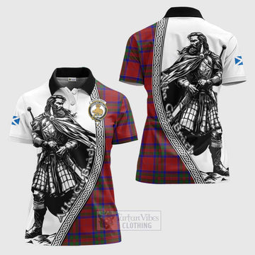 MacGilvery (McGilvery) Tartan Clan Crest Women's Polo Shirt with Highlander Warrior Celtic Style Women - Tartan Vibes Clothing