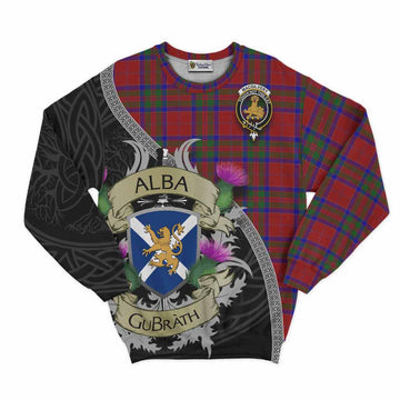 MacGilvery (McGilvery) Tartan Family Crest Sweatshirt Lion Rampant Royal Thistle Shield Celtic Inspired Unisex - Tartan Vibes Clothing