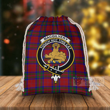 MacGilvery (McGilvery) Tartan Christmas Santa's Bag with Family Crest - Tartan Vibes Clothing