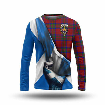 MacGilvery (McGilvery) Tartan Long Sleeve T-Shirt with Family Crest Scotland Patriotic Style Unisex - Tartan Vibes Clothing