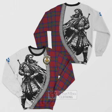 MacGilvery (McGilvery) Tartan Clan Crest Sweatshirt with Highlander Warrior Celtic Style Unisex - Tartan Vibes Clothing