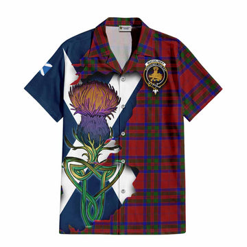 MacGilvery (McGilvery) Tartan Family Crest Hawaiian Shirt Scottish Thistle Celtic Inspired Kid - Tartan Vibes Clothing