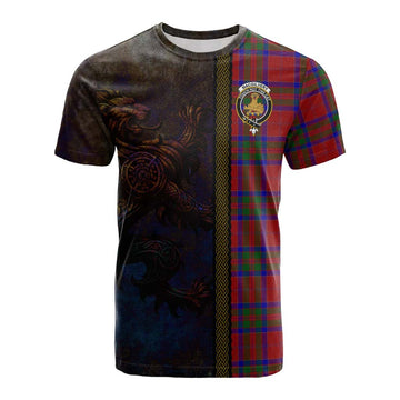 MacGilvery (McGilvery) Tartan Family Crest Cotton T-shirt Alba Gu Brath Be Brave Lion Ancient Style