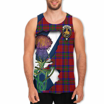 MacGilvery (McGilvery) Tartan Family Crest Men's Tank Top Scottish Thistle Celtic Inspired Men - Tartan Vibes Clothing