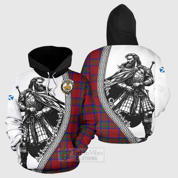 MacGilvery (McGilvery) Tartan Clan Crest Hoodie with Highlander Warrior Celtic Style Zip Hoodie - Tartan Vibes Clothing