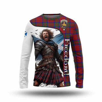 Tartan Vibes Clothing MacGilvery (McGilvery) Crest Tartan Long Sleeve T-Shirt Inspired by the Freedom of Scottish Warrior
