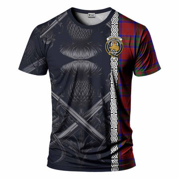 MacGilvery (McGilvery) Tartan T-Shirt with Family Crest Cross Sword Thistle Celtic Vibes Kid's Shirt - Tartan Vibes Clothing